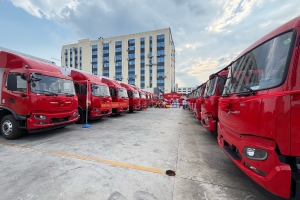 百台新能源车辆战略合作落地，东风商用车助力跨境电商物流绿色升级